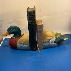 Green and Yellow Duck Accent Decor